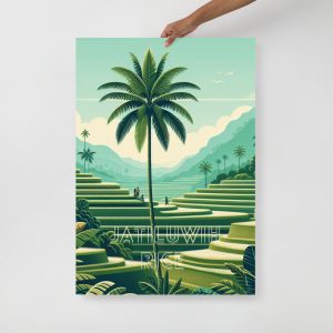Illustration Jatiluwih Rice